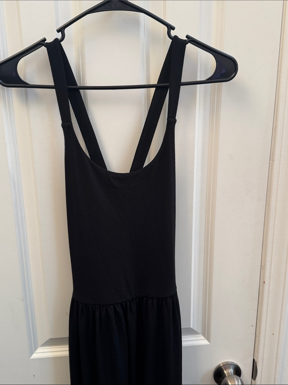 Sleek Black Wide-Strap Jumpsuit
